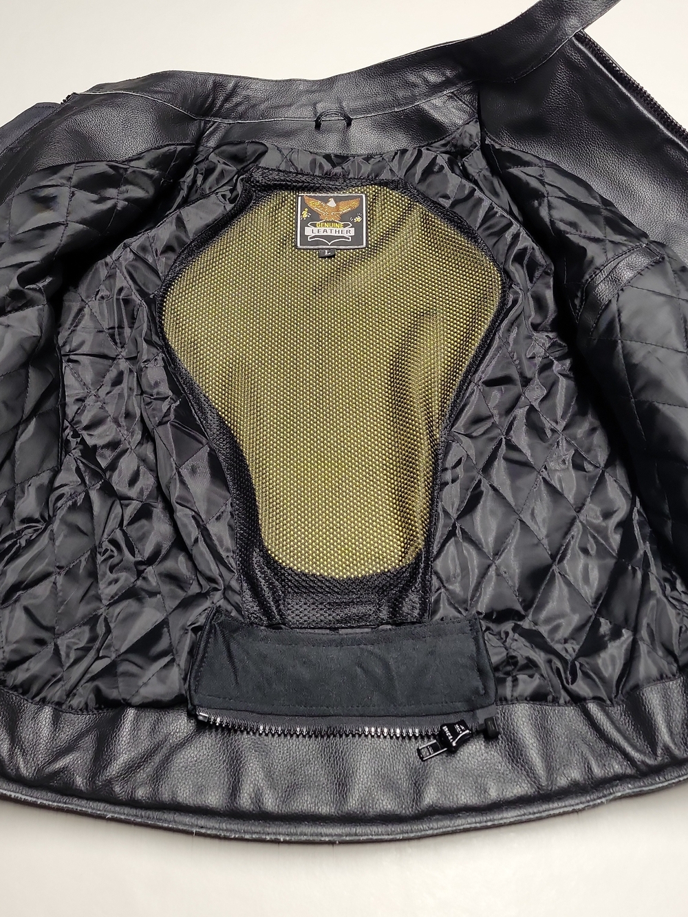 Bmw Racing Motorbike Leather Jacket Large 5 Protection Armour Inside - Picture 4 of 8